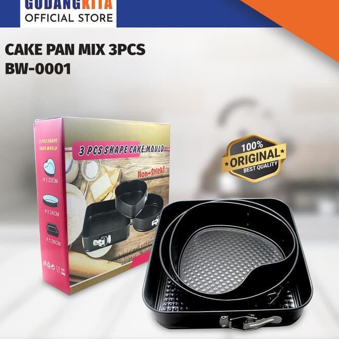 Discount Loyang Kue Teflon Set Isi Loyang Kue Love Loyang Bulat Loyang Bulat