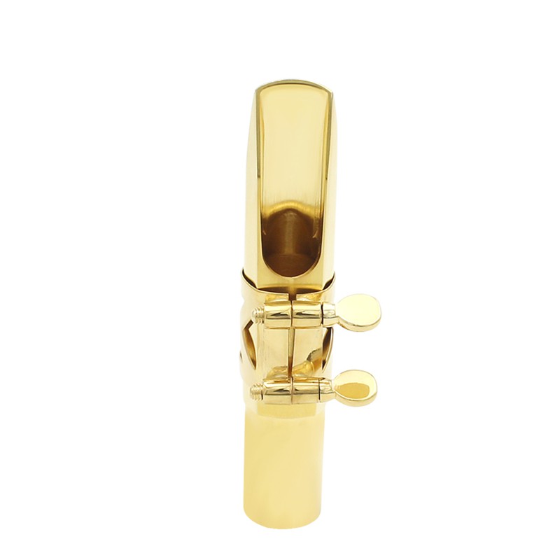 Mouthpiece Saxophone Alto A2 Bahan Metal Lapis Emas