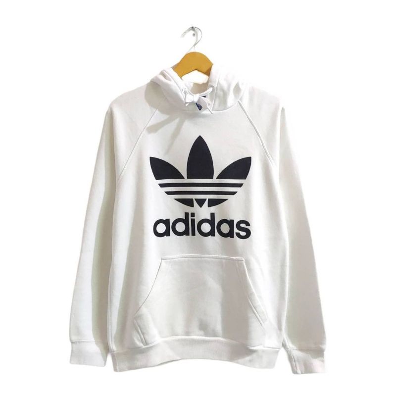 Adidas Originals Trefoil Hoodie White