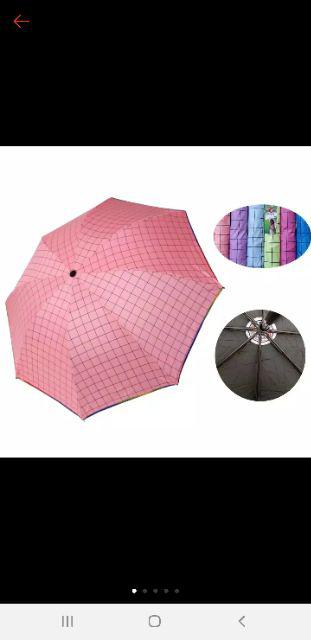 Payung Lipat 4 Fancy Karakter Premium Motif Kotak-kotak Merk Osaka Bw-119