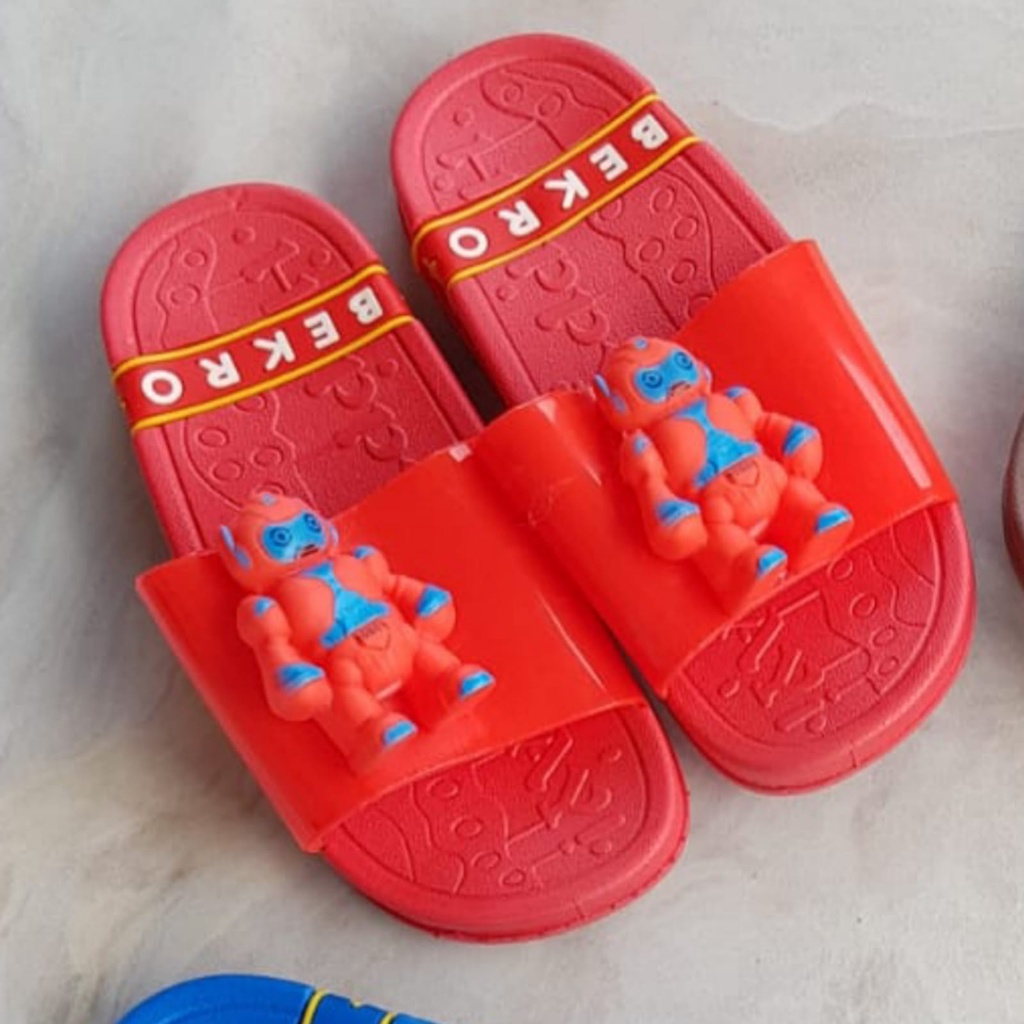 Sandal Anak Cowo Kokop Robot Karet Import Jelly Laki Laki KOKOP ROBOT ANAK