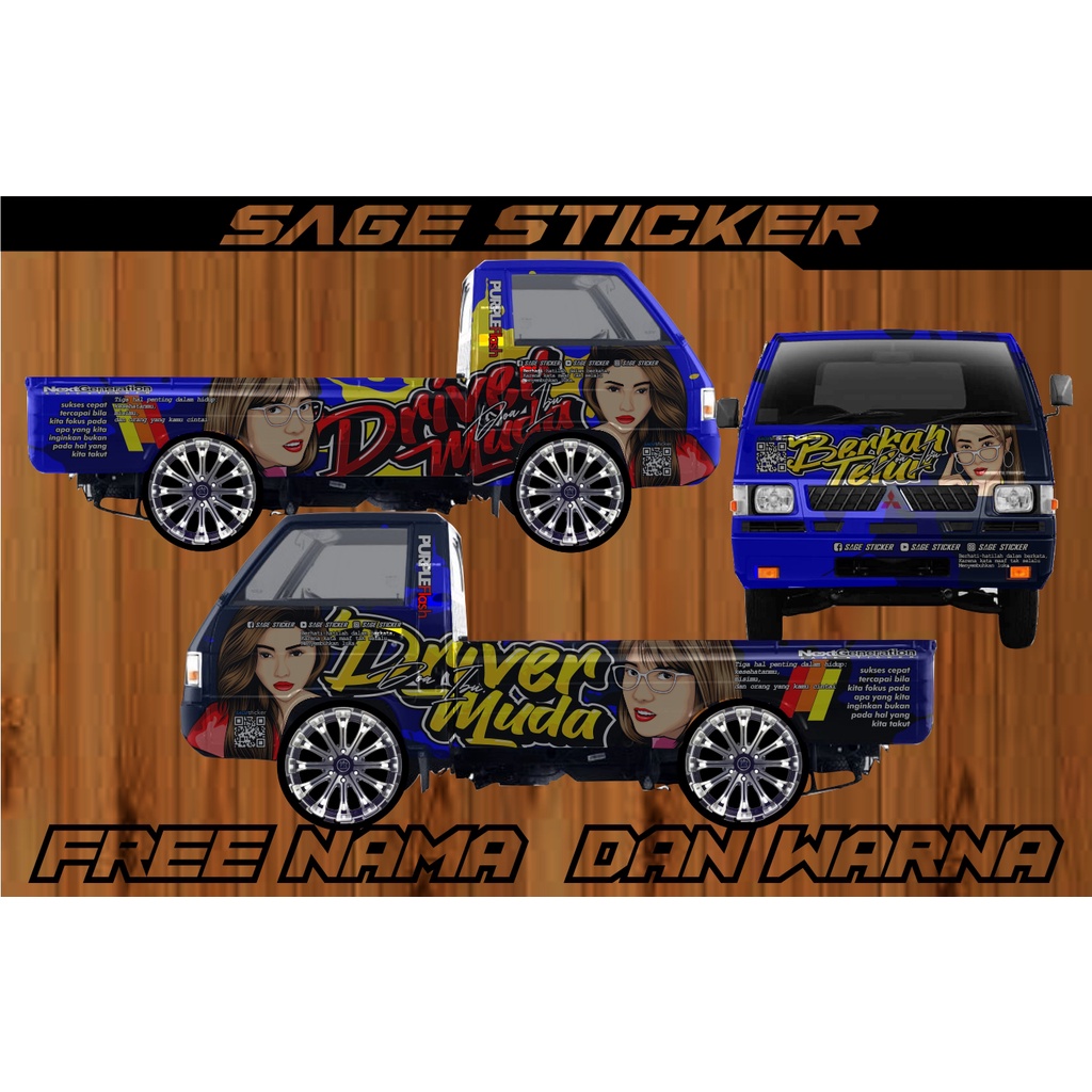 decal sticker mobil pickup L300