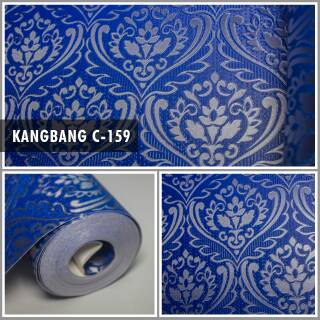  Wallpaper  batik  bahan vinyl soft  embos bertekstur timbul 