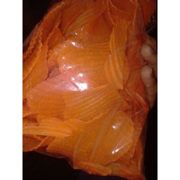 

kerupuk singkong balado siap goreng