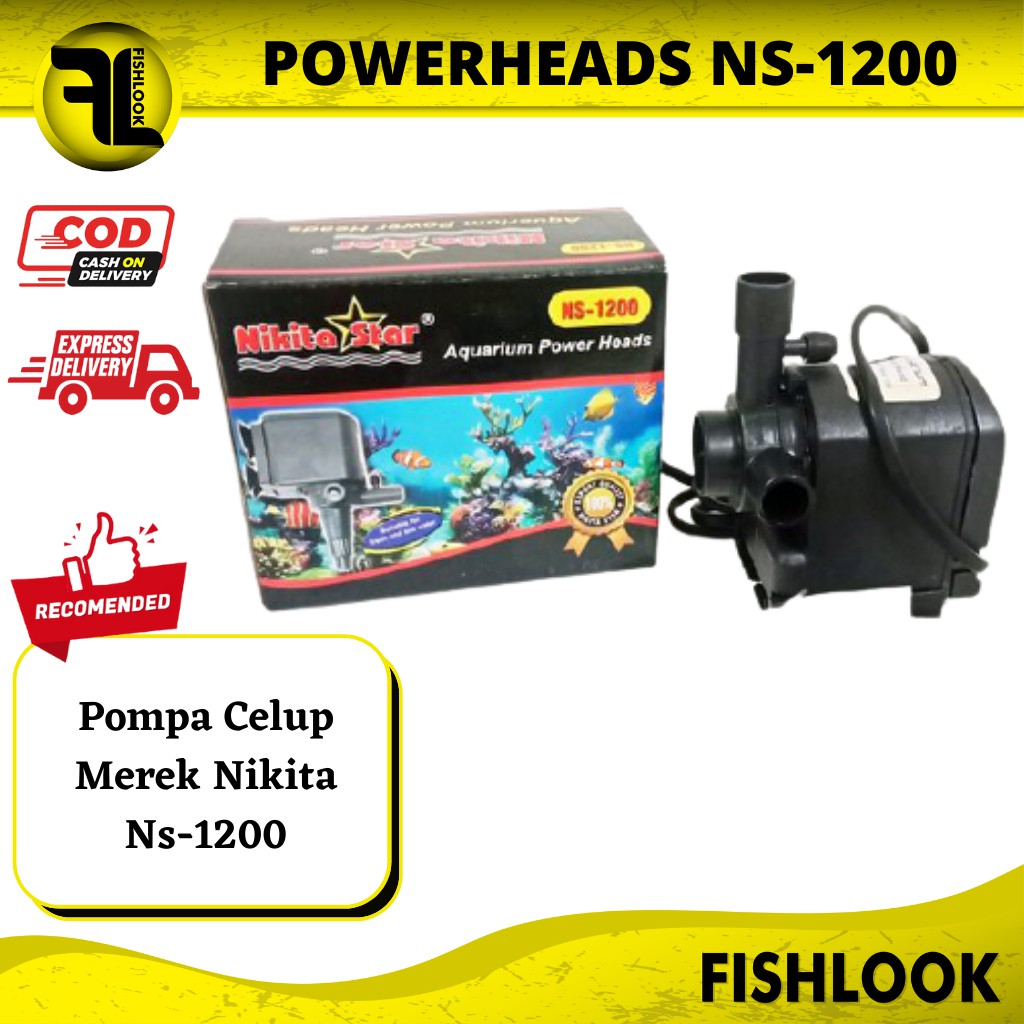 Pompa Celup Star Ns 1200 Ns1200 Ns-1200 Mesin Pompa Akuarium Aquarium aquascape Nikita star murah