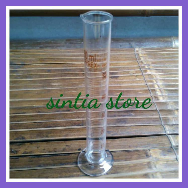 GELAS / TABUNG UKUR TAKARAN 50 ML PYREX