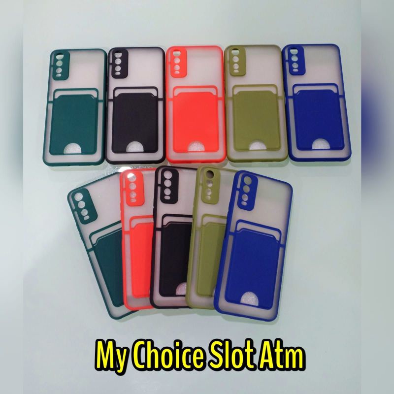 Case Slot Card Tempel Samsung A02 M02 A01 M01 A11 M11 Core A71 A51 J2 Grand Prime