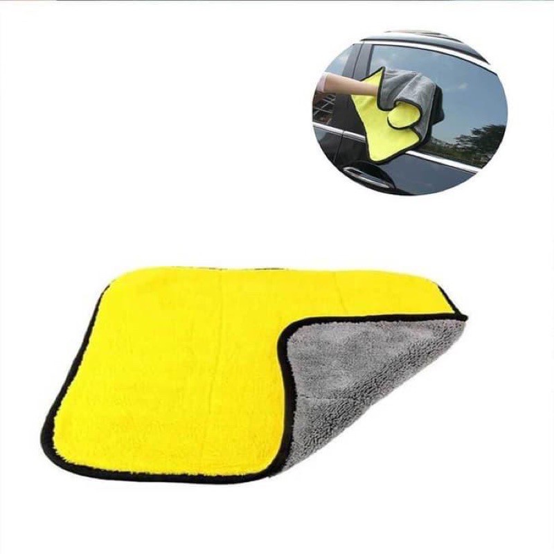 [JY] 1431 Kain Lap Microfiber JUMBO MOBIL TEBAL Serbaguna 30x30cm Kain Lap Meja Piring Dapur motor anti minyak CAR WASH TOWEL 2 Sisi Halus  Multifungsi