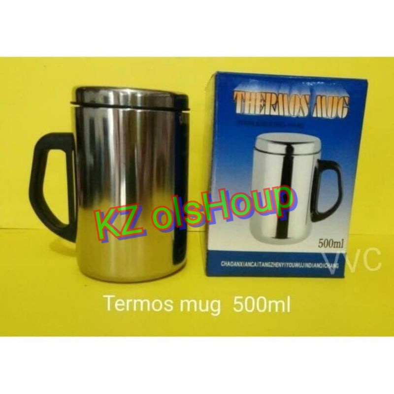 [COD]Mug termos 500ml stainless / Mug panas 500ml /Mug /gelas