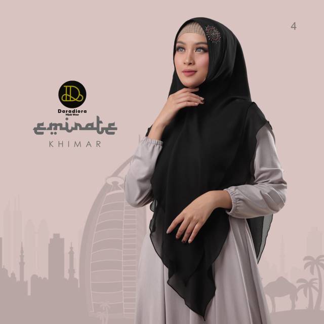 KHIMAR EMIRATE Pet Antem Original Daradiora Hijab