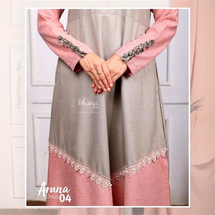 ARUNA DRESS GAMIS SYARI BY KHAIYA