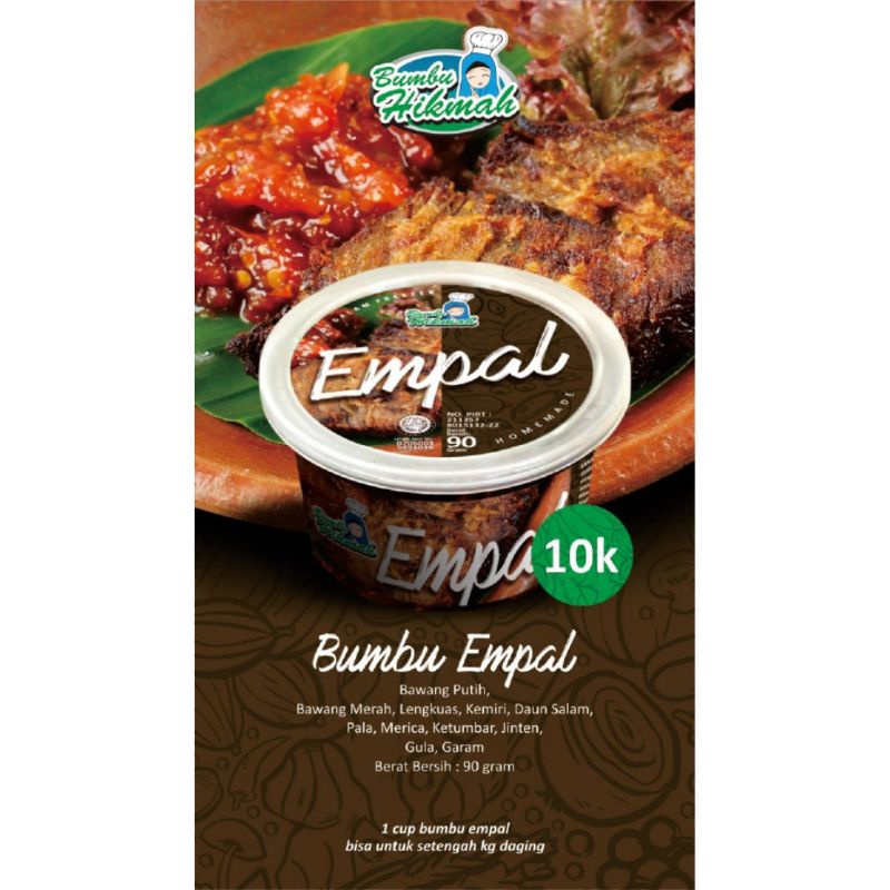

Bumbu Hikmah EMPAL NON-MSG