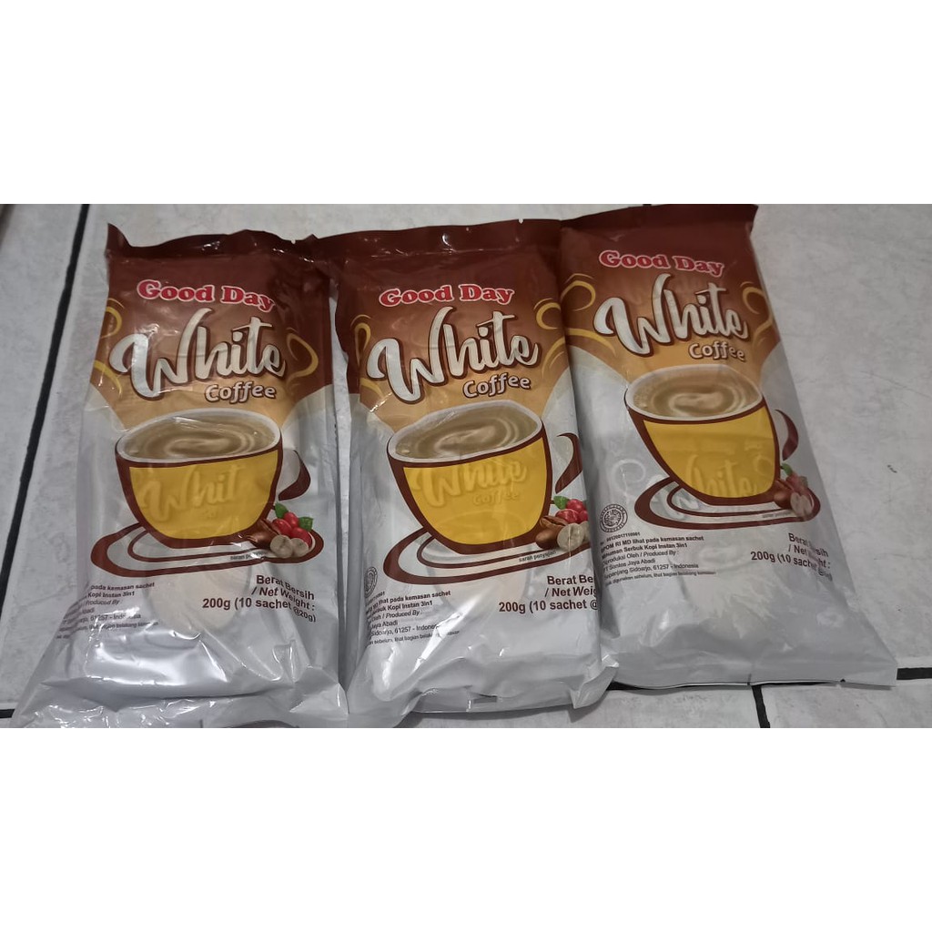

Good Day WHITE [10 Sachet / 25 Gram] - kopi hitz