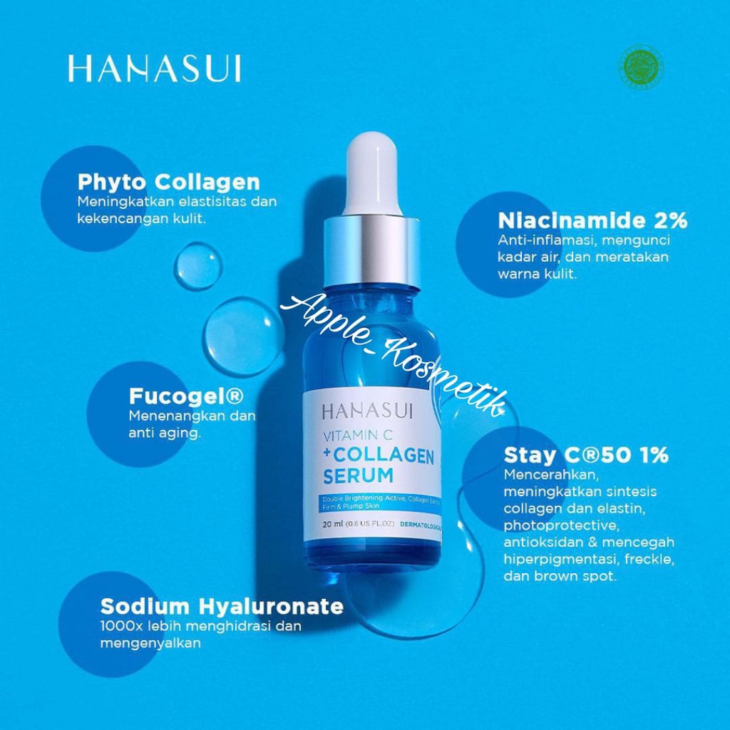 (1kg muat 20pcs) Hanasui Serum Vitamin C dengan Collagen - Original (BPOM)