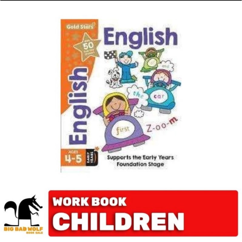 GOLD STARS ENGLISH AGE 4-5 workbook