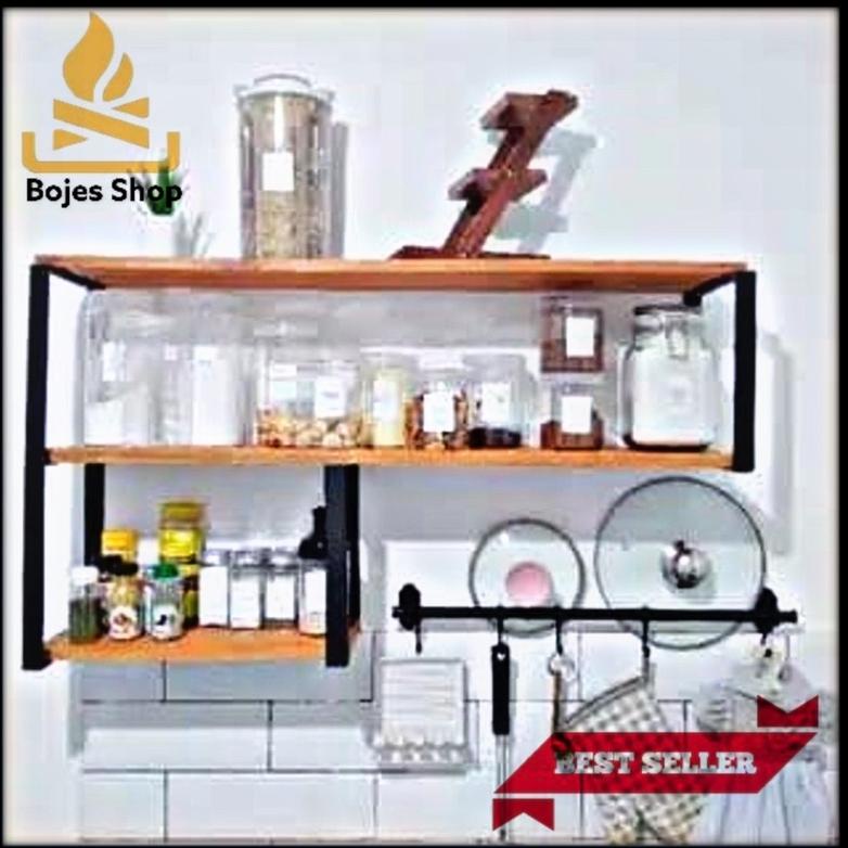 KICHEN SET RAK BUMBU DAPUR / AMBALAN RAK DINDING DAPUR SERBAGUNA MURAH TERLARISS...,,,,,