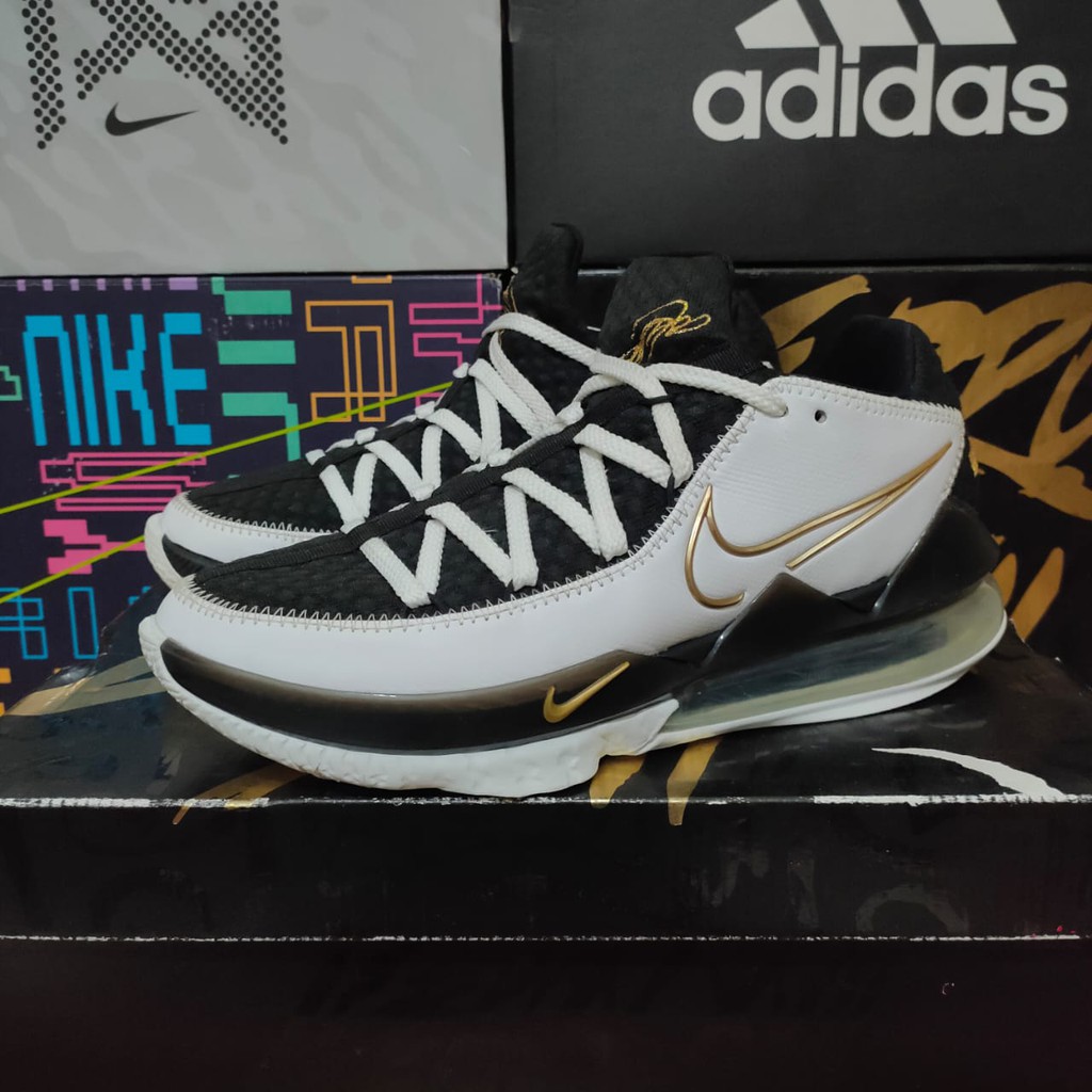 Preloved Sepatu Basket Nike Lebron 17 Low Metalic Gold Original