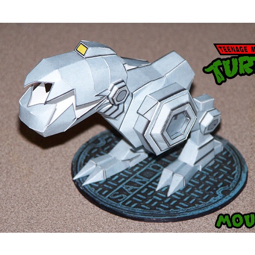 Teenage Mutant Ninja Turtles Mouser Papercraft
