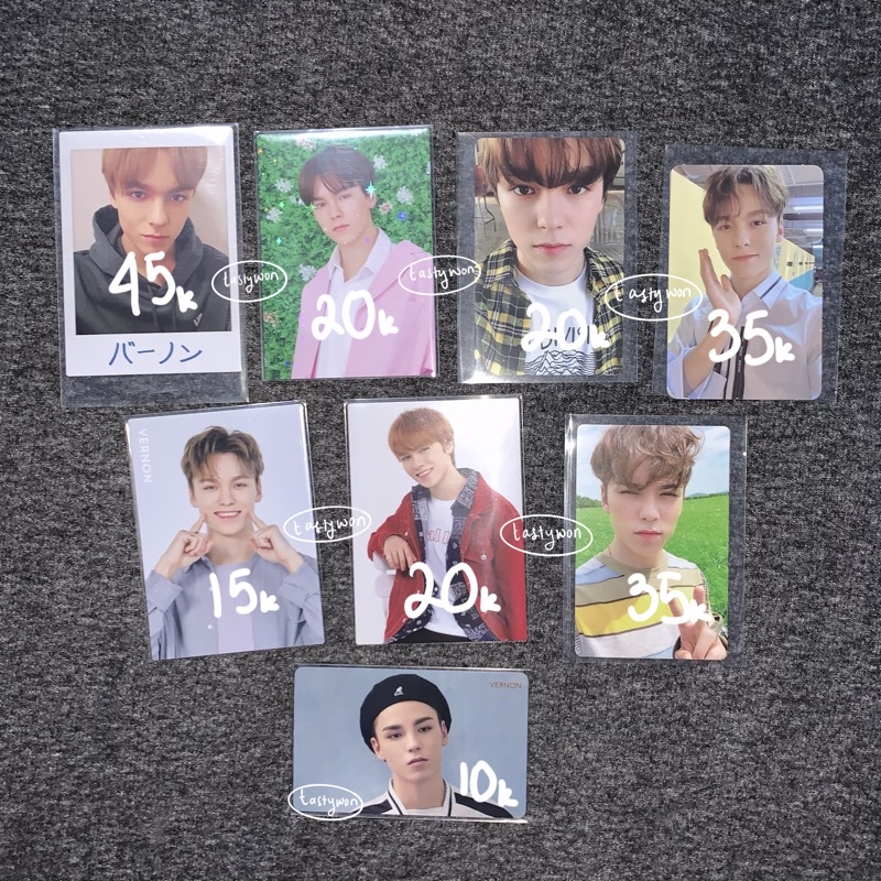 seventeen vernon photocard an ode tc dome haru henggarae sg2019