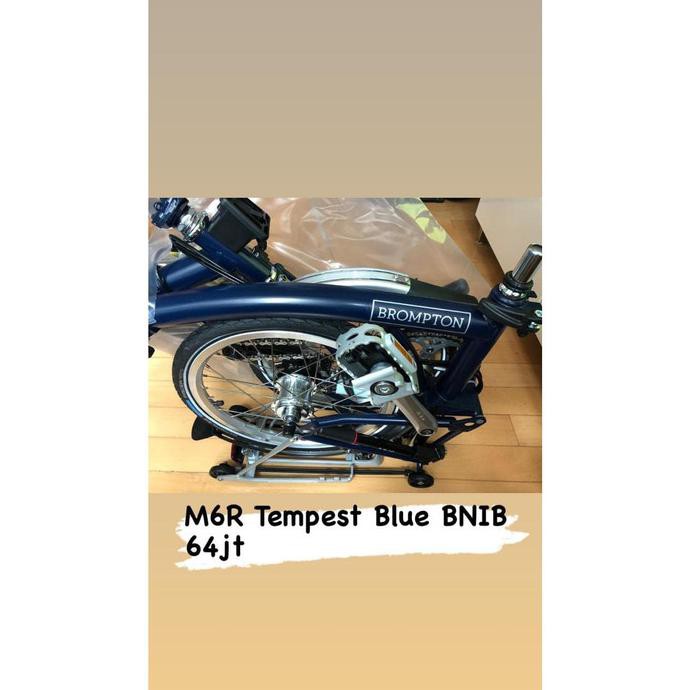 Brompton M6R Tempest Blue BNIB