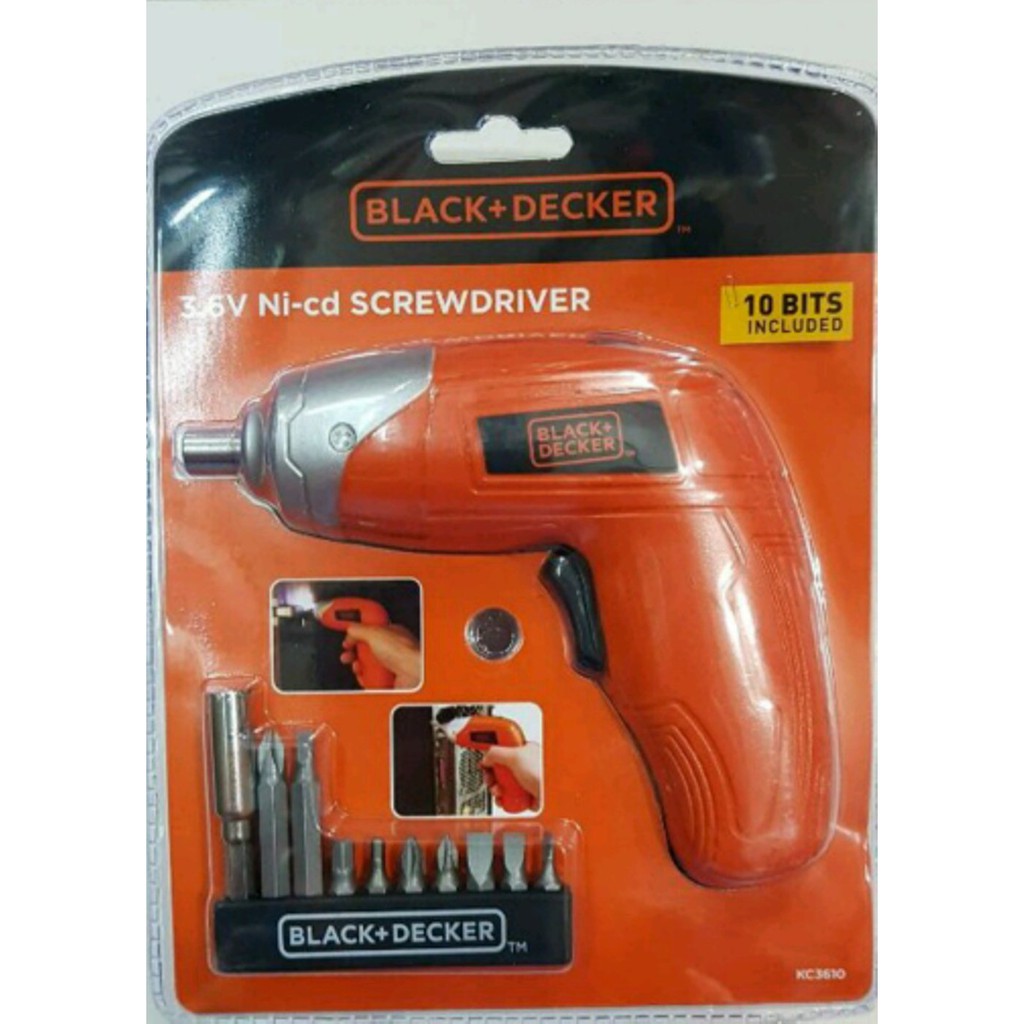 Dijual Bor   BLACK DECKER Cordless Screwdriver Mesin Obeng Bor 3 6 v fisch sellery Berkualitas