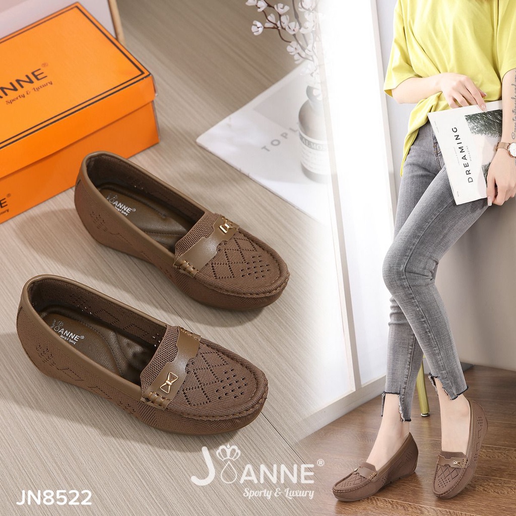 JOANNE Sepatu Wanita Wedges Shoes #JN8522 ORIGINAL