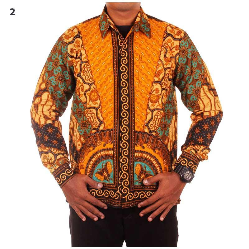 Kemeja Batik I Baju Kemeja Batik Pria Lengan Panjang  Raden Rangga