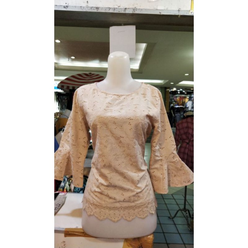 blus katun bolong