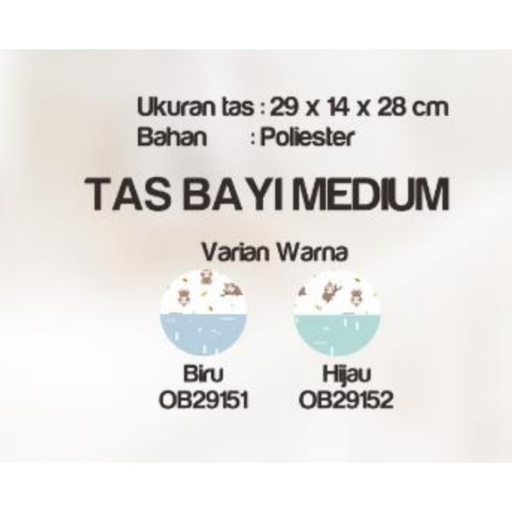 Omiland OB2915 Tas Bayi Medium SLOTH Series