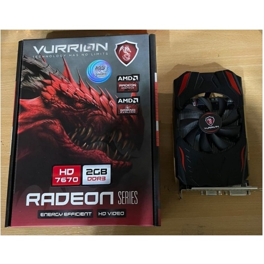 VURRION RADEON HD 7670 2GB DDR3 64 BIT - Garansi resmi 2 tahun