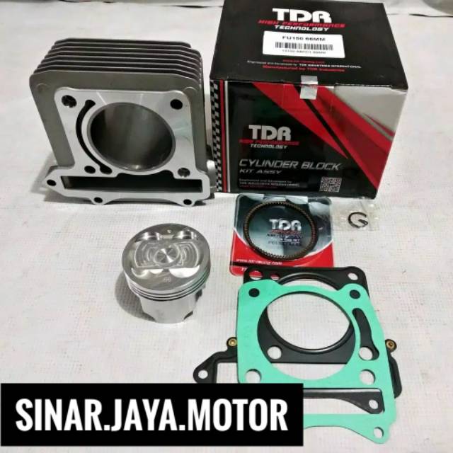 Blok seher block seher TDR  MOTO 1 FU satria 150 - fu 150 66mm sepaket 1set original