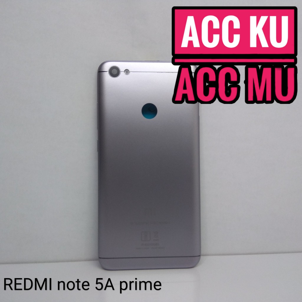 TUTUP BELAKANG BACK COVER XIAOMI REDMI NOTE 5A PRIME (SUDAH TERMASUK TOMBOL ON OFF + VOLUME)