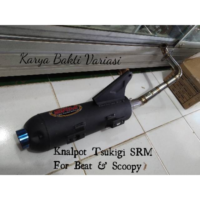 Knalpot Tsukigi SRM For Beat & Scoopy
