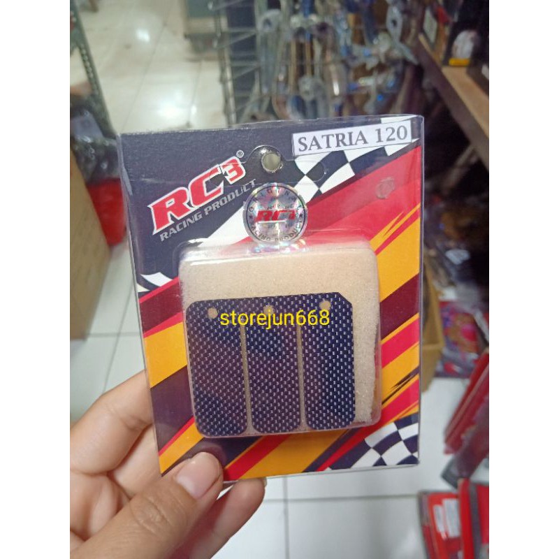Lidah membran RC3 karbon carbon Racing Satria 120/Satria 2Tak