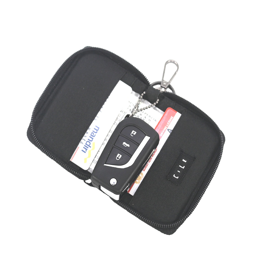 Dompet STNK Motor Mobil Kartu SIM eToll Gantungan Kunci Keyless Smartkey - DSR03