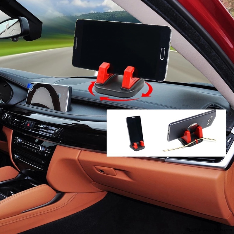 360 ° Bracket Dudukan Handphone Universal Model Putar Untuk Dashboard Mobil