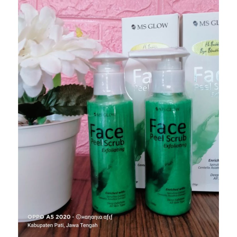 FACE PEEL SCRUB MSGLOW