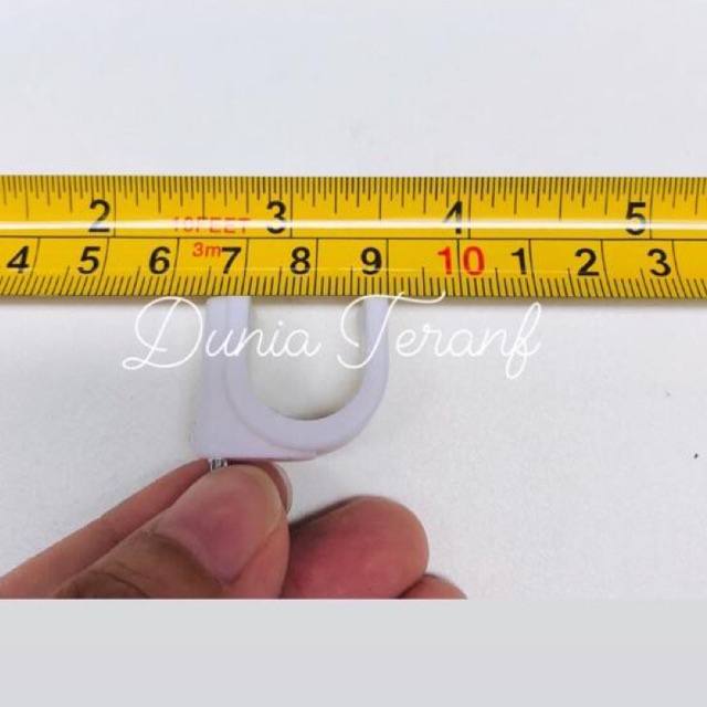 100bj Klem Kabel IMUNDEX 17 mm lengkap paku beton - Round Cable Clip 17mm - Clem Kabel Cleam