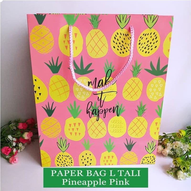 

Paper Bag Tali Motif / Tas Kertas Kado / Tas Ulang tahun - L PLANT