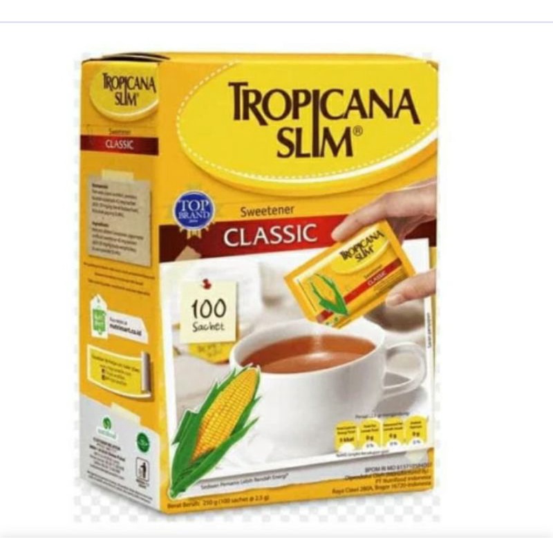 

Tropicana Slim Classic Gula Diet 100 sachet