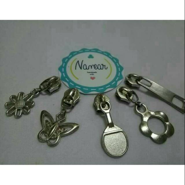 kepala resleting no 5 /100pcs