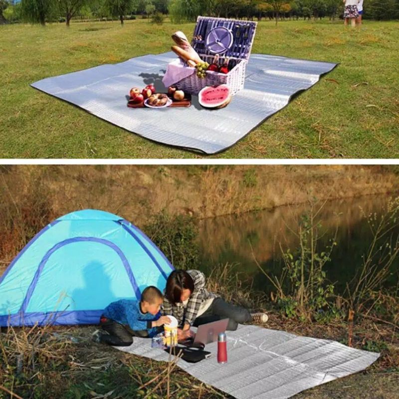 Matras Foil 180x100cm - matras alumunium - alas duduk camping outdoor - alas tenda kemping outdoor