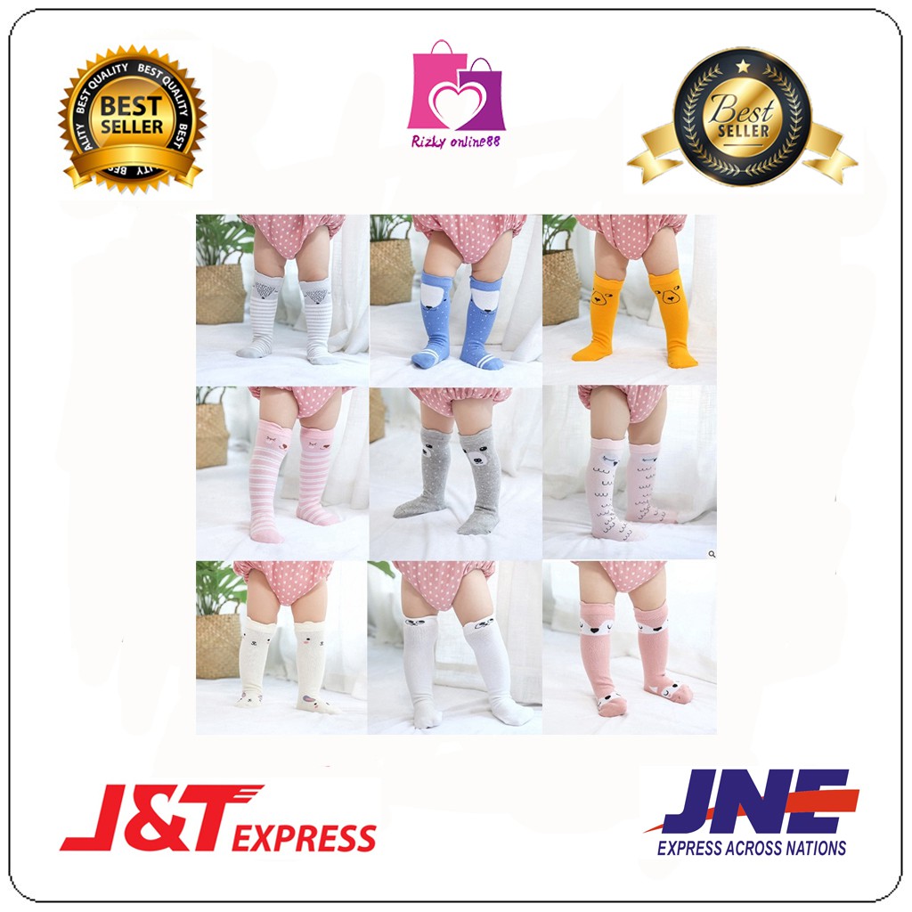 Rizkyonline88 kaus kaki anak balita kaos kaki panjang lucu BB05