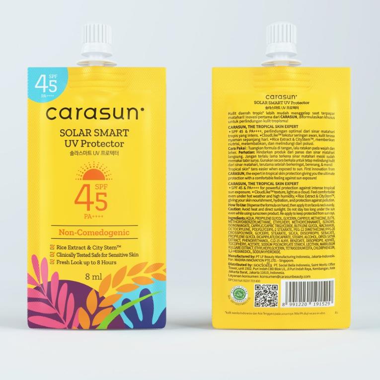 (G9G2) Carasun Solar Smart UV Protector Sunscreen //Super@laris