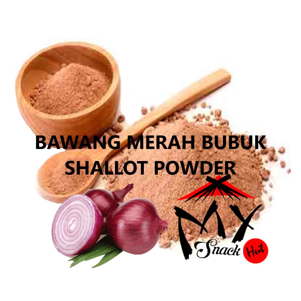 BAWANG MERAH BUBUK 25GR - PURE RED SHALLOT SHALLOTS GROUND POWDER - SERBUK BRAMBANG ABANG MURNI