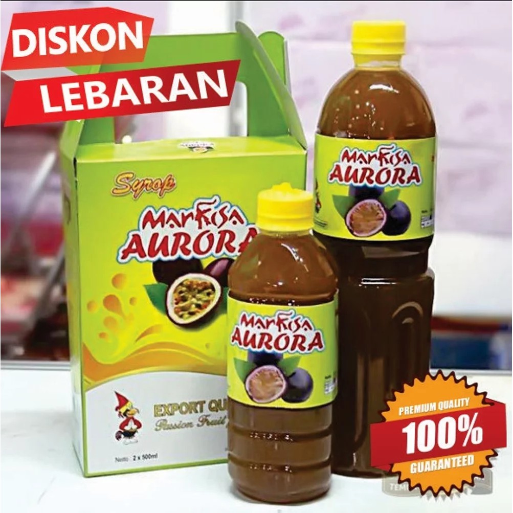 

Sirup Markisa Aurora 1 Botol X 1 Liter