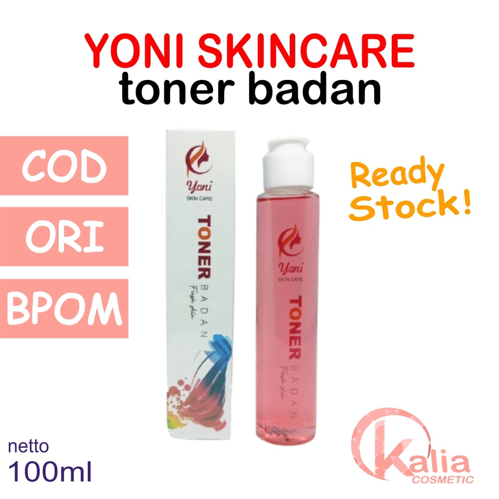 YONI Skincare Toner Badan Fresh Skin - 100ml | BPOM YONI TONER BADAN ORIGINAL