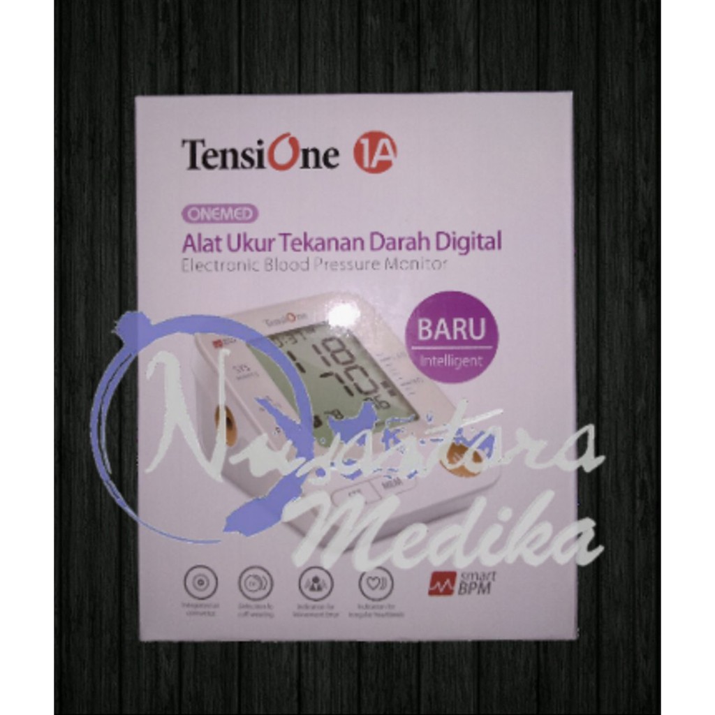 TensiOne 1A Tensimeter Digital Original + Adaptor / Tensi Meter Digital Garansi Resmi 5 Tahun