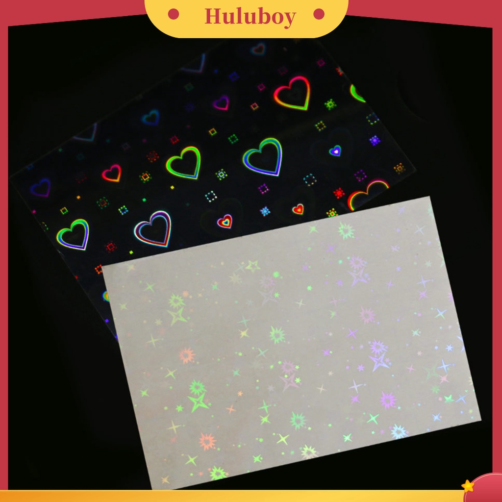 Huluboy Huluboy♡ Stiker Kuku Motif Hati Untuk Dekorasi Manicure