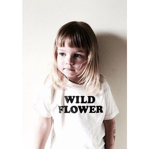 MYSTIQUE.ID-BAJU KAOS WILD FLOWER T-SHIRT LUCU DAN AESTHETIC